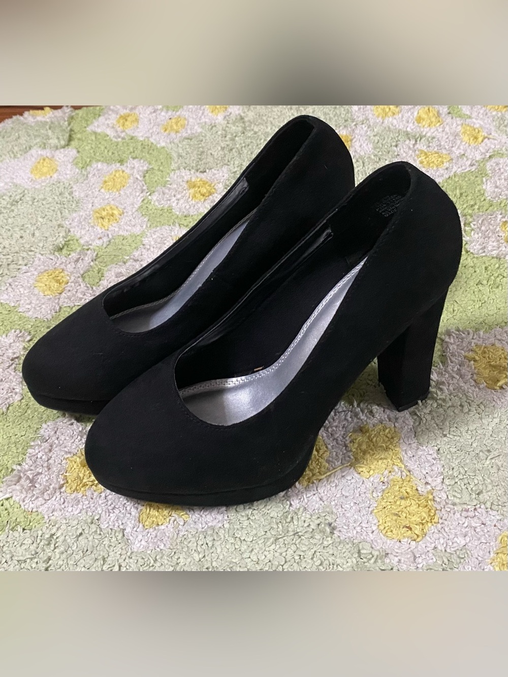 Black Velvet Heels